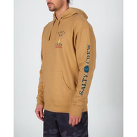 Tailed Hooded Fleece Hood- Sandstone