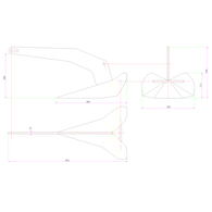Stainless Plough Anchor (Delta Type) 16Kg (To 11M)
