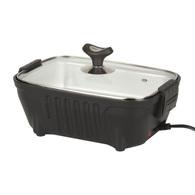 12V Portable Lunch Stove with Glass Lid