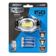 150 Lumens Led Headlamp 3 Mode W/Batteries