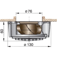 Electric Ventilator, Type Fan, 12 Volt, 2 Speeds