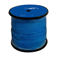 4mm blue polyester plaited rope (per metre) 
