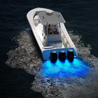 Apelo A1 Underwater Light Charcoal Polymer With Blue & White Leds 1800Lms