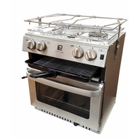 4500 Marine Oven with 2 Burners , Grill , Potholders & Gimbal