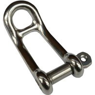 STAINLESS STEEL DOUBLE BAR SHACKLE WITH LOCKING PIN 