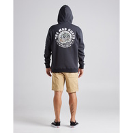 Foaming Shark Fleece Pullover Hoodie - Black