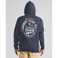 Still Catching Fk All Fleece Pullover Hoodie - Navy