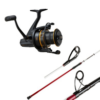 Rival Longcast 7000 / SQUADRON EURO  14' 10-15KG Spinning Surf Combo 3-Piece