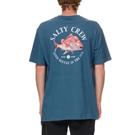 Snap Attack Short Sleeved Tee-Shirt - Dark Slate 