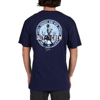 dive bar short sleeved tee-shirt - navy