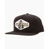 high tail 5 Panel Cap - black