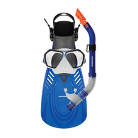 Fiji Adult Mask, Snorkel & Fin Set - Blue
