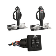 12v Trim Tabs Set 4''X12" Limited Space (no switch)