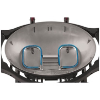 Ziggy Lpg Bbq Twin Grill Classic Gunmetal Grey --Stock Liquidation--