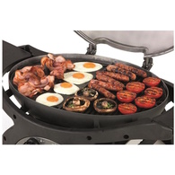 Ziggy Lpg Bbq Twin Grill Classic Gunmetal Grey --Stock Liquidation--