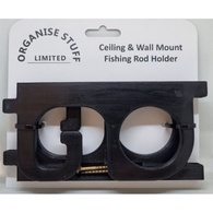 wall or ceiling mount Rod Holder - 2 Rod Interlockable