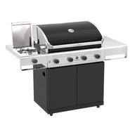 Classic 4b Grill on Cart with shelf and ss side burner
