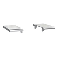 Classic Bbq 2 Burner Grill On Cart With 2 Shelves
