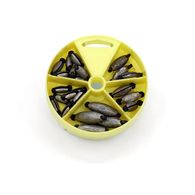 Dial Pack Rubber Core Sinkers - 25 Pack