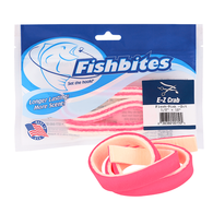 Longer Lasting E-Z Crab Strip Baits - Flesh/Pink 1/2" x 12" (2 Pk)
