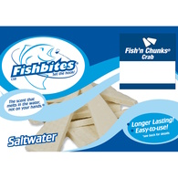 Fish N Chunks Large Wedge Baits Flesh (Crab Or Squid Scent)