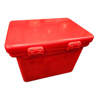 Cube Ice Box - 55 Litre Red