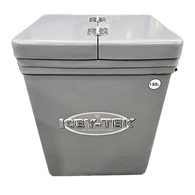 High Ice Box Split Lids 130 Litre Grey  