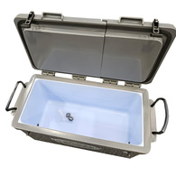 Long Ice Box Split Lids - Grey 