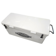 Long Ice Box Split Lids 115 Litre White 