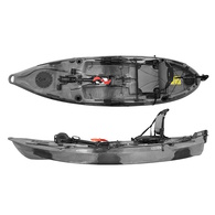Pro 325FP 10'6" (3.25m) Pedal Fishing Kayak Camo Stone Grey w/Wheel