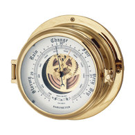 Brass Hinged Barometer 105mm (4.5")