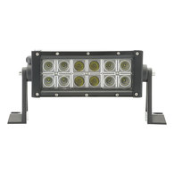 LED Light Bar 184mm 1550 Lumens Black Body Dbl Row