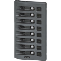 WeatherDeck 4378 12V Weatherproof Circuit Breaker Panel  8-Switch
