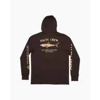 Bruce Hooded Long Sleeve Tech Upf40+ Shirt / Fishing Jersey - Black