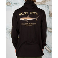 Bruce Hooded Long Sleeve Tech Upf40+ Shirt / Fishing Jersey - Black