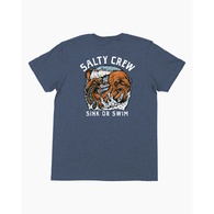 Tsunami Standard Short Sleeved Tee-Shirt - Navy Heather