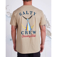 Tailed Short Sleeve T-Shirt Khaki Heather