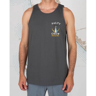 Tailed Sleeveless Tank Singlet - Charcoal