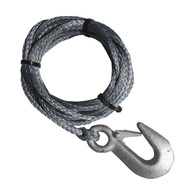Hi Tech Trailer Winch Rope  with Snap Hook 6m x 7mm