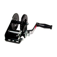 350kg Pull Trailer Winch 3:1 Ratio (Black Zinc Coated)