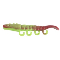 Gulp Alive Tub Turbo Shrimp Softbaits - 4" Nuclear Chicken