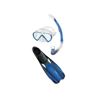 Cobia Fluida Dive Mask / Snorkel / Fins Adult - Blue