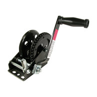 650kg Pull Trailer Winch 4:1 Ratio (Black Zinc Coated)