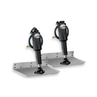 Premium 12v Trim Tab Set w/LED Indicator Switch and Auto Retract (12"x24") 