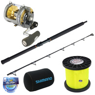 Tyrnos 50 LRS 2 Speed Reel w/ Backbone 24kg Roller Tip -Package-