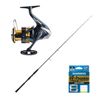 SAHARA 4000 / BACKBONE 7' 0COMBO SPIN 5-8KG 2-PCE with Braid