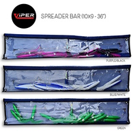 18" Spreader Bar Teaser Purple/Black