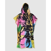 Hooded/Poncho Towel Rainbow Acid