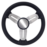 Dometic Commander Premium Cast Alloy Steering Wheel 15" Black/Silver