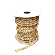 24mm Manilla UV Polypropylene 3 Strand Rope - Manila Colour (Per Metre)